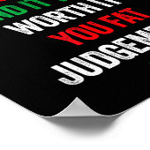 Poster Dear Santa I Was Naughty And It's Worth It Funny J (Coin)