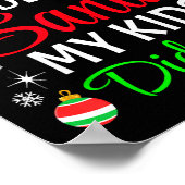 Poster Dear Santa My Kids Did It Matching Family Christma (Coin)