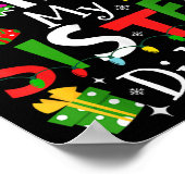 Poster Dear Santa My Sister Did It Funny Christmas Xmas G (Coin)