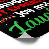 Poster Dear Santa Naughty But Spreading Joy And Laughter! (Coin)