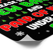 Poster Dear Santa Please Bring Me A New Back &amp; Knees  (Coin)