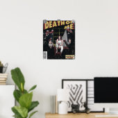 Poster Death of Me couverture de bande dessinée PVRIS (Bureau à domicile)