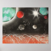 Poster "Death Star" / Artiste : Ben Anders (Devant)