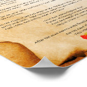 POSTER D'EAU rose (Coin)