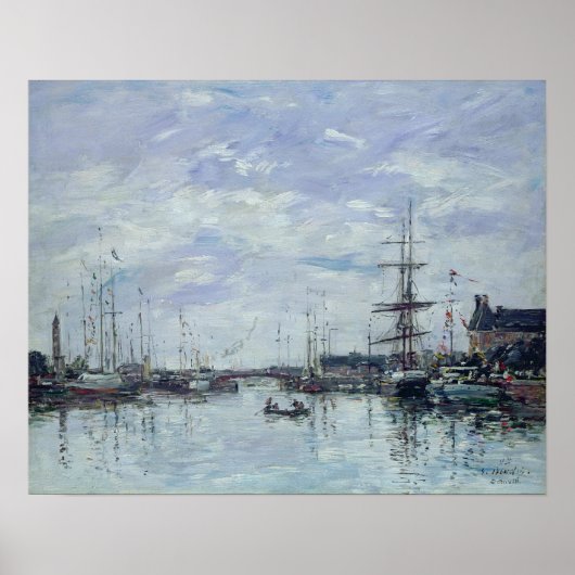 Poster Deauville, le quai, 1892 (Devant)