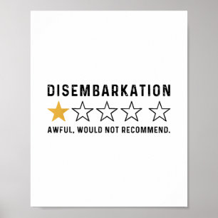 Poster Débarquement affreux, je ne recommanderais pas, dr