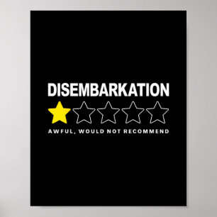 Poster Débarquement affreux, je ne recommanderais pas la