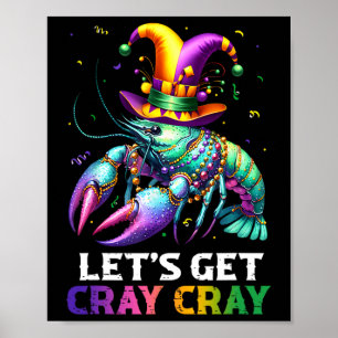 Poster Débarquons Cray Cray Costume de écrevisse Garçons