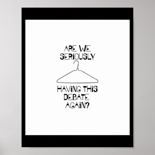 Poster Débat Pro Choice Droits d'avortement sans manches (Devant)