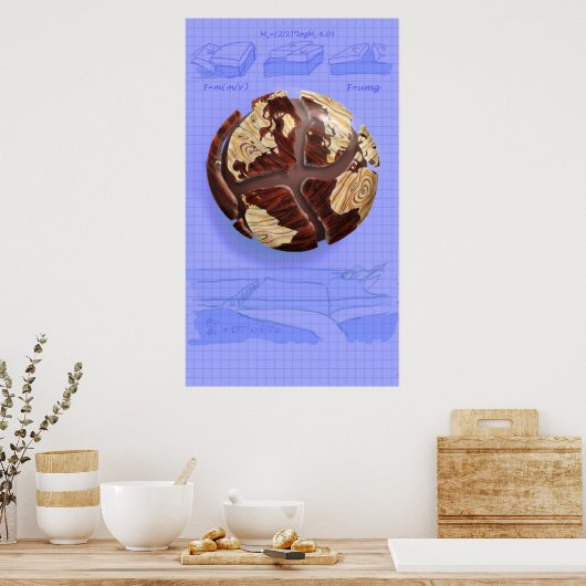 Poster Débit continental (Cuisine)