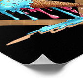 Poster Débit De Baseball Pour Les Garçons Accueil Plate I (Coin)