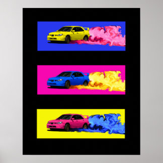 Poster Débit de sous-aru STi en couleur