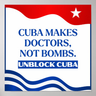 Poster Débloquer Cuba