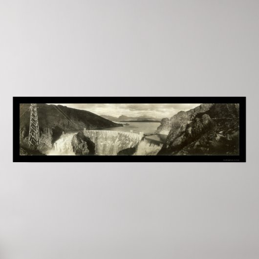 Poster Débordement du barrage de Roosevelt Photo 1916 (Devant)