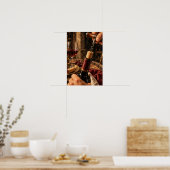 Poster Déboucher une bouteille de vin rouge – Nature mort (Cuisine)