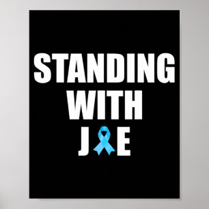 Poster Debout Avec Joe Support Énoncé De Campagne De Ruba