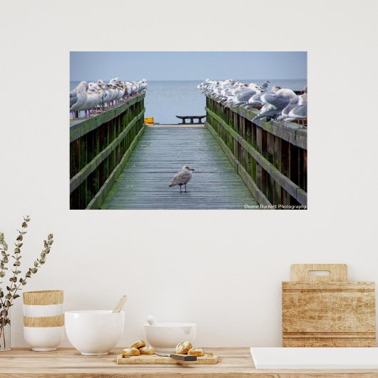 Poster Debout dans la foule (Cuisine)