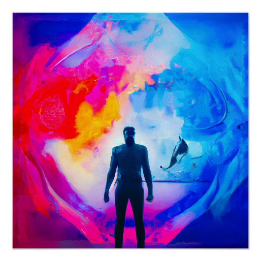 Poster Debout en Couleurs (Devant)