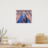 Poster debout et à l'écoute (Cuisine)