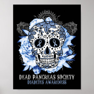 Poster Debout Pancreas Société Sensibilisation au diabète