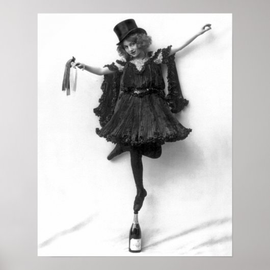 Poster Debout sur le Champagne (Devant)