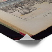 Poster Début de la course à vélo Paris-Brest (Coin)