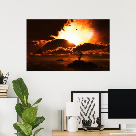 Poster Début de la fin (Bureau à domicile)