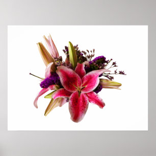 Poster DÉBUT DE MOINS DE 20 $ -Bouquet Avec Stargazer Lil