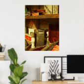 Poster DÉBUT DE MOINS DE 20 $ - Brosse à raser (Bureau à domicile)