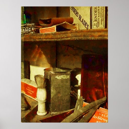 Poster DÉBUT DE MOINS DE 20 $ - Brosse à raser (Devant)