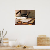 Poster DÉBUT DE MOINS DE 20 $ - Compas et Carré T (Cuisine)