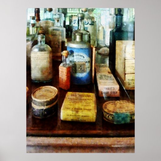 Poster DÉBUT DE MOINS DE 20 $ Cough Remedies and Tooth Po (Devant)