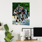 Poster DÉBUT DE MOINS DE 20 $ - Ligne de Bagpipers (Bureau à domicile)
