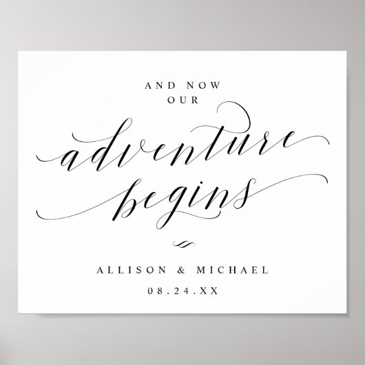 Poster Début de notre aventure Signal de réception de scr (Devant)