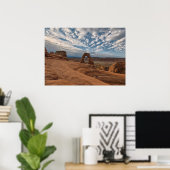 Poster Début du matin à Delicate Arch (Bureau à domicile)