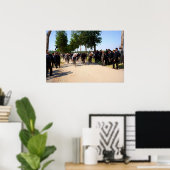 Poster Début du premier Tour de France vers 1903 (Bureau à domicile)