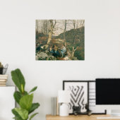 Poster Début du printemps dans les bois de Vienne (Bureau à domicile)