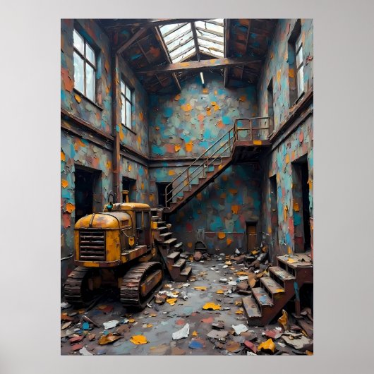 Poster Décadage industriel (Devant)