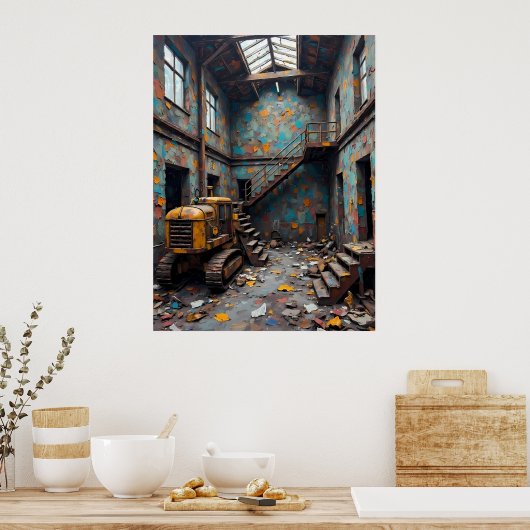 Poster Décadage industriel (Cuisine)