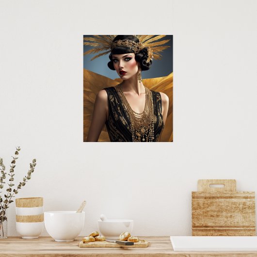 Poster Décadence perlée (Cuisine)