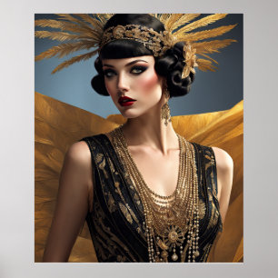 Poster Décadence perlée