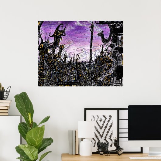 Poster Decembersville (Bureau à domicile)