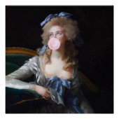 Poster Décente avec Bubble Gum rose (Devant)