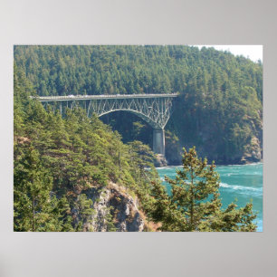 Poster Deception Pass Bridge