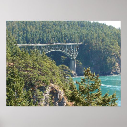 Poster Deception Pass Bridge (Devant)