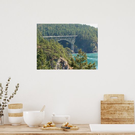 Poster Deception Pass Bridge (Cuisine)