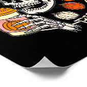 Poster Décès À L'Intérieur Mais Épicé Citrouille Crâne Bo (Coin)