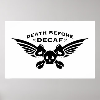 Poster décès avant décaf