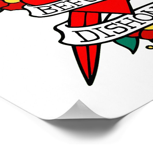 Poster Décès avant le déshonorant (Coin)