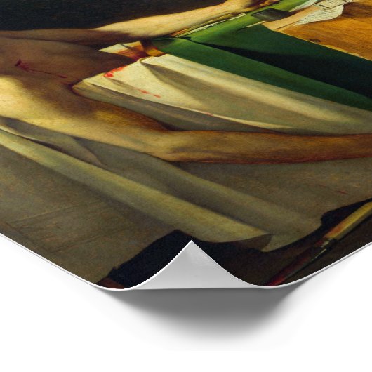 Poster Décès de Marat par Jacques-Louis David (Coin)